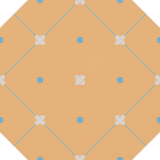 Gresie decorativa Octogon Tender Dec. Impala 20x20 cm