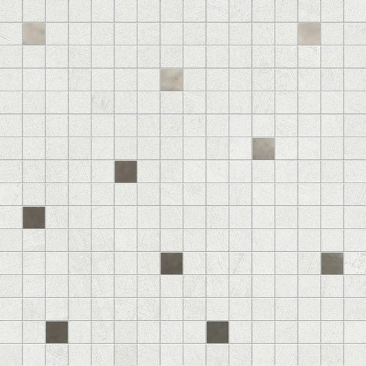 Mozaic Impulse Metal White 30.5x30.5 cm