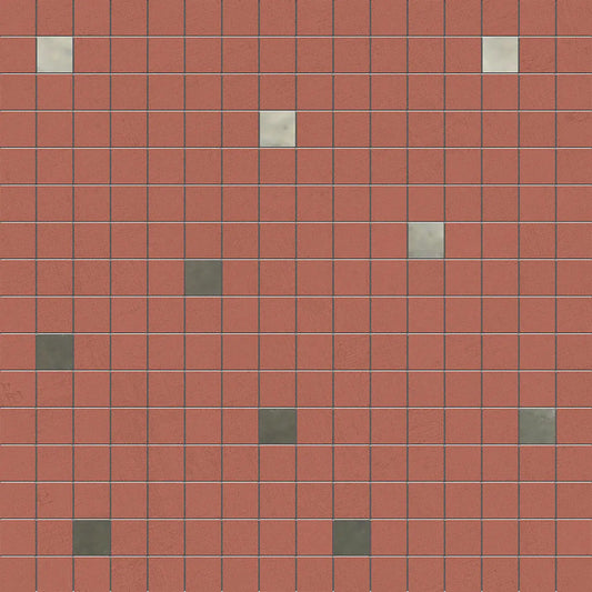 Mozaic Impulse Metal Garnet 30.5x30.5 cm