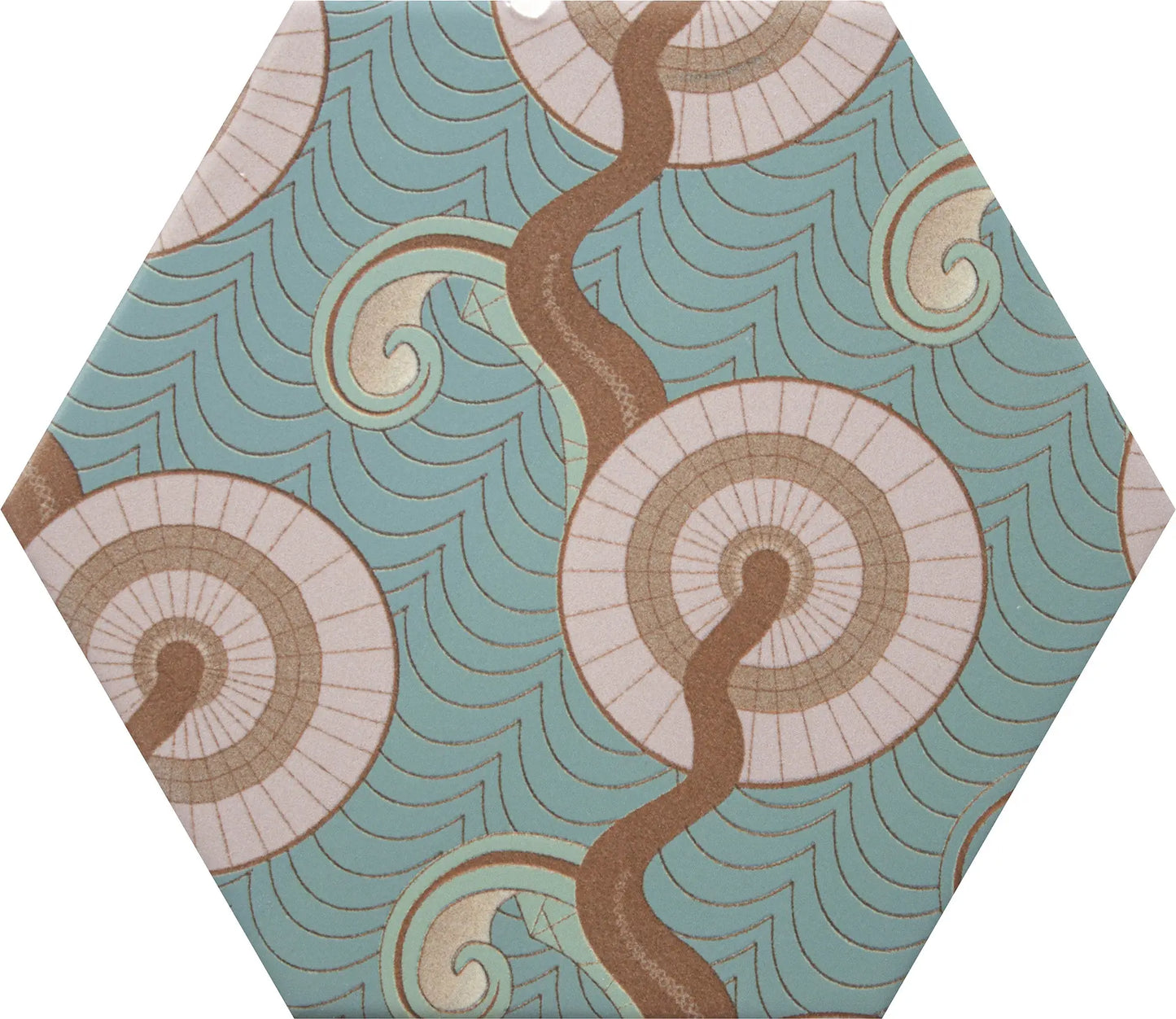 Decor Good Vibes Decor 2, 14x16 cm, ceramica portelanata