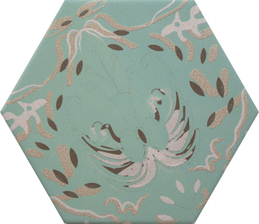 Decor Good Vibes Decor 5, 14x16 cm, ceramica portelanata