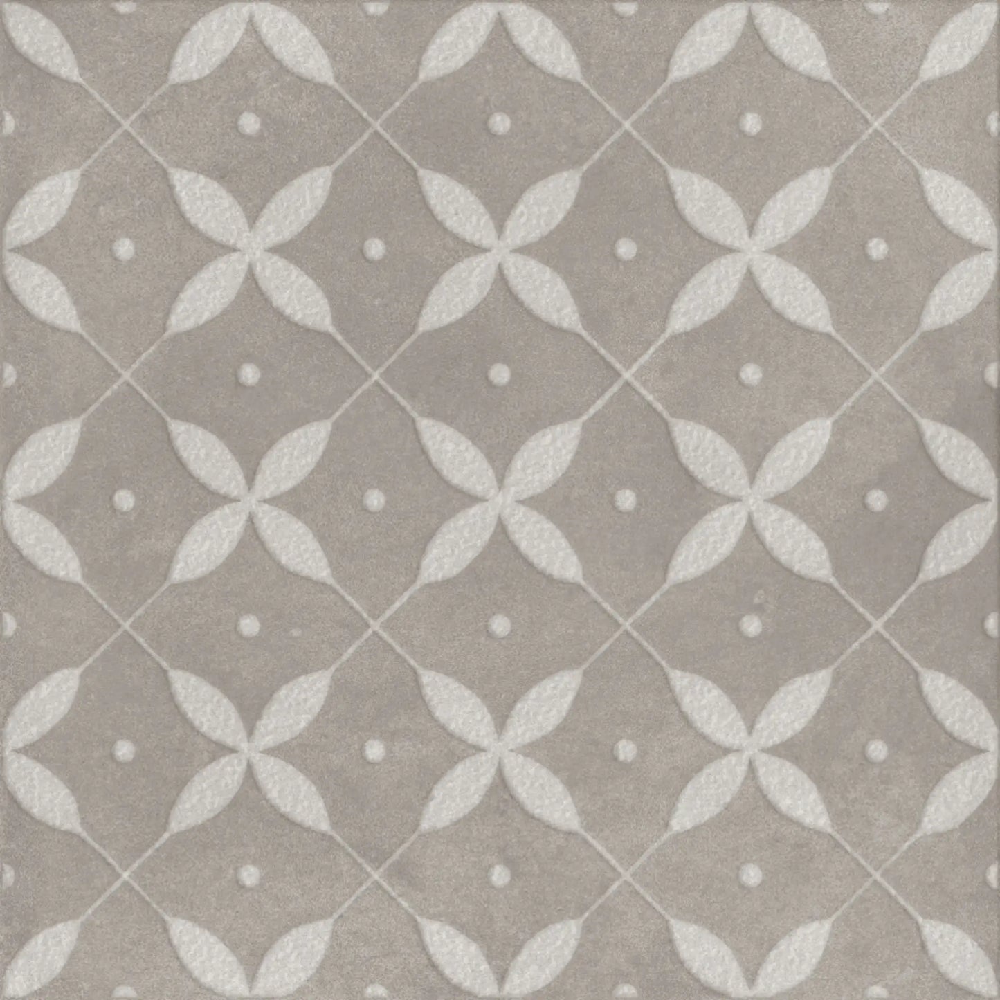 Faianta portelanata Amuri Decoro Zucchero Grigio 20x20 cm