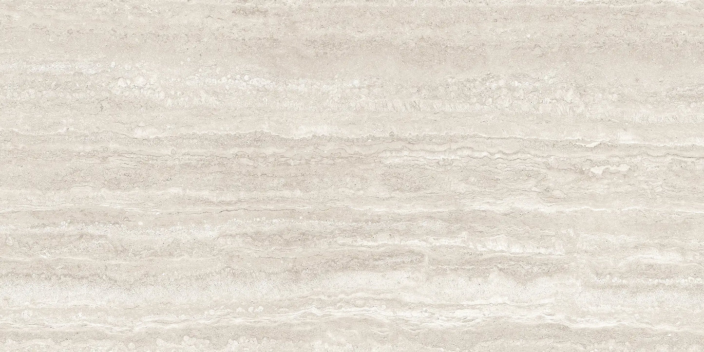Gresie portelanata Realstone_Travertino Vein Bianco 60x120 cm, productie Italia