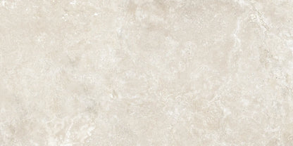 Gresie portelanata Realstone_Travertino Cross Bianco 60x120 cm, productie Italia