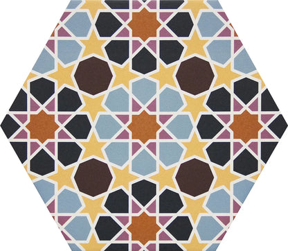 Gresie / Faianta Andalusi 33x28.5 cm, hexagon, portelanata
