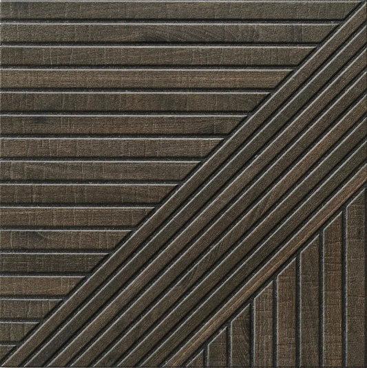 Gresie / Faianta Tangram Wood Walnut 44x44 cm, productie Spania