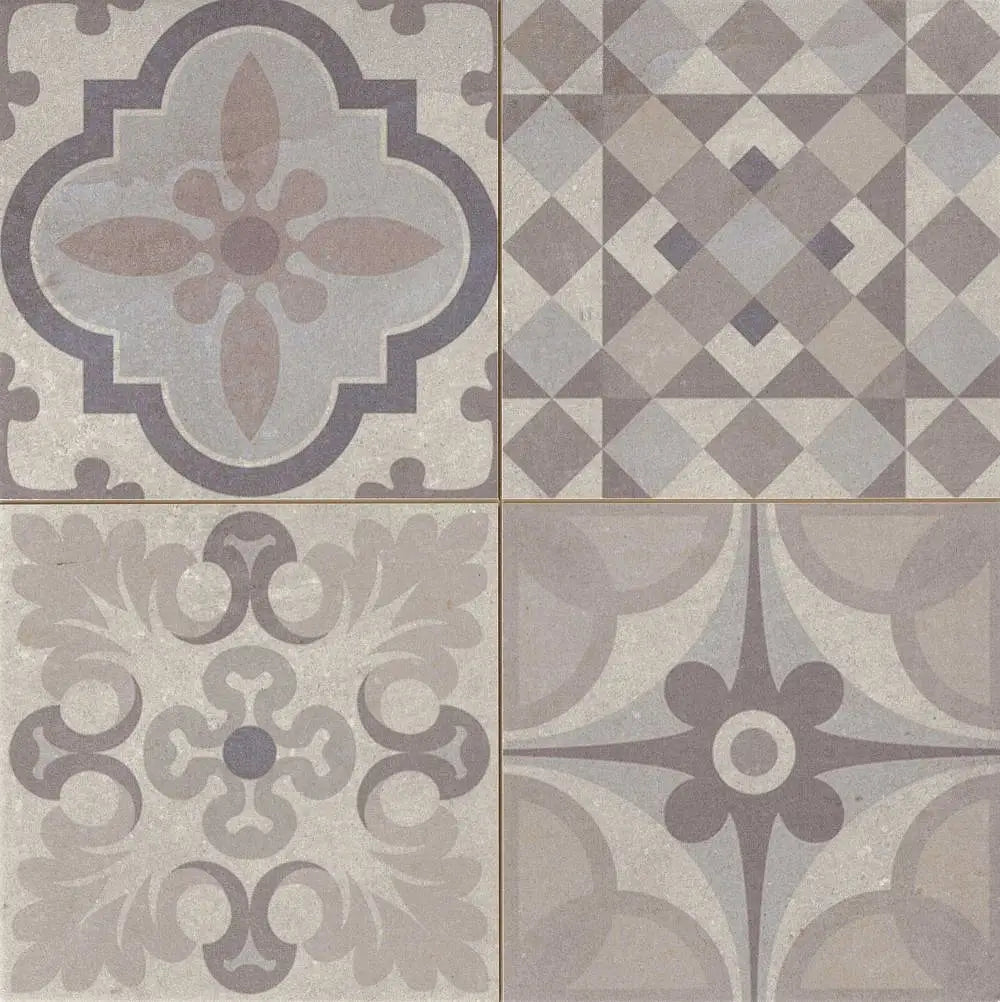 Gresie / Faianta Portelanata Skyros Deco Gris 44x44 cm