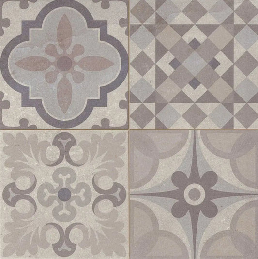 Gresie / Faianta Portelanata Skyros Deco Gris 44x44 cm