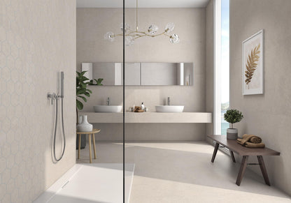 Gresie Atrium Beige 59.5x119.2 cm, portelanata, rectificata, productie Spania