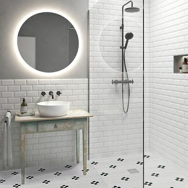 Faianta Metro Bianco Matt 7.5x15 cm, productie CE.SI Italia