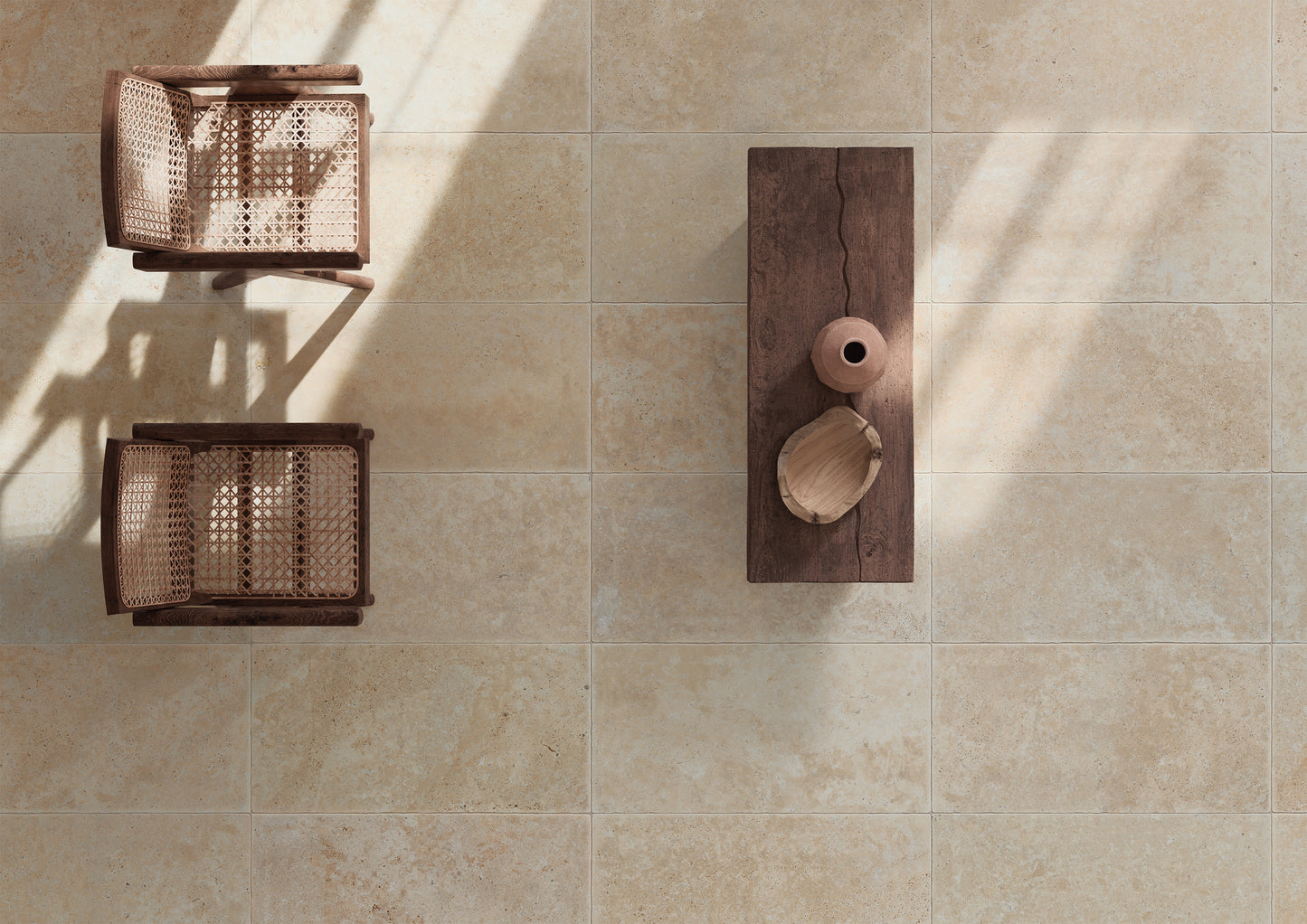 Gresie portelanata Timestone Beige 50x100 cm, productie Italia