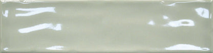 Faianta Viena Mist 7.5x30 cm, verde salvie, lucioasa, Spania