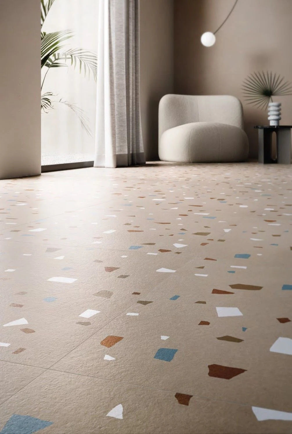 Gresie Nuances Cipria Coccio 60x120 cm, finisaj mat