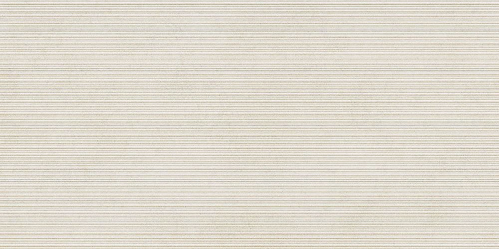 Gresie Nuances Bianco Ribbed 60x120 cm, finisaj mat