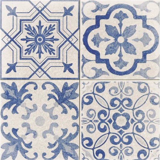 Gresie / Faianta Portelanata Skyros Deco Blanco 44x44 cm