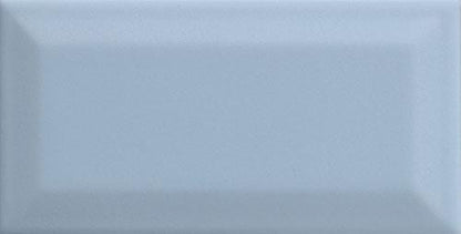 Faianta Polvere albastru deschis, 7.5x15 cm, portelanata, finisaj mat
