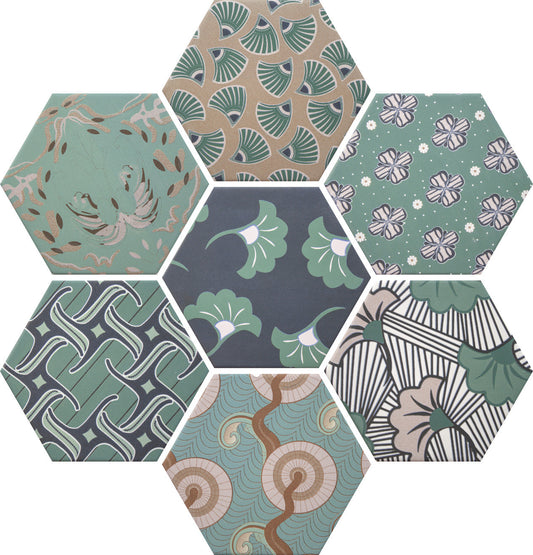 Gresie / Faianta Good Vibes Decor Mix 14x16 cm, ceramica portelanata