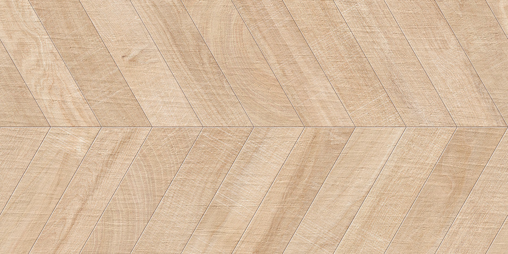 Gresie Artwood Chevron Maple 60x120 cm, productie Ibero Spania