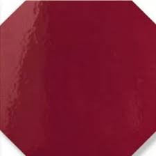 Gresie Bordeaux Ottagonetta 15x15 cm + Tozzetto (alb, negru, cream, bordeaux), productie Italia