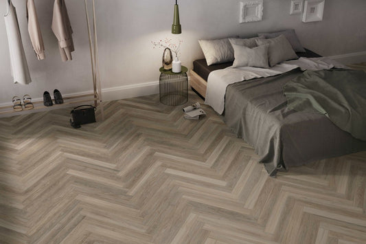 Gresie Herringbone Natural Appeal Almond 7.5x60cm