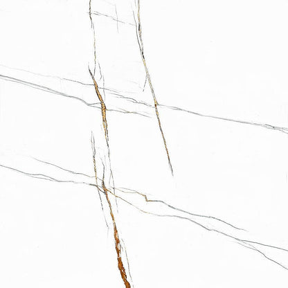 Gresie portelanata Sahara Bianco Super Polished 120x120 cm, rectificat