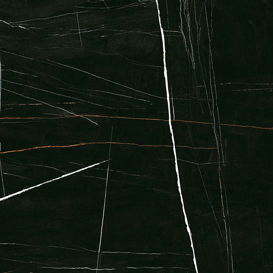 Gresie portelanata Sahara Noir Super Polished 120x120 cm, rectificat