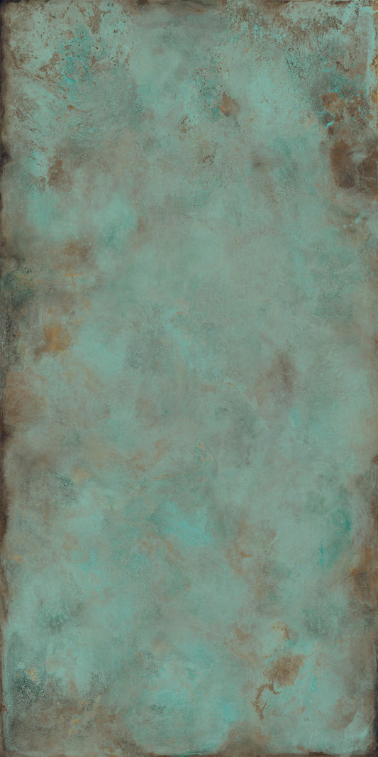 Gresie portelanata Trace Mint 160x320 cm, finisaj mat