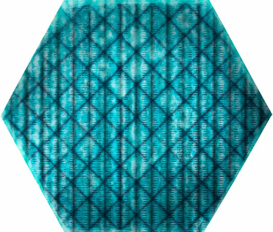 Gresie portelanata Tribu Shine Hex 23x27 cm