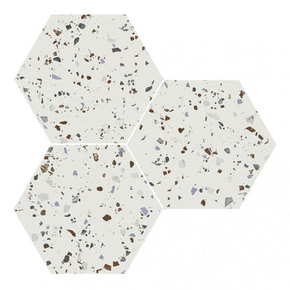 Gresie / Faianta South White Hex 25x29 cm, ceramica portelanata