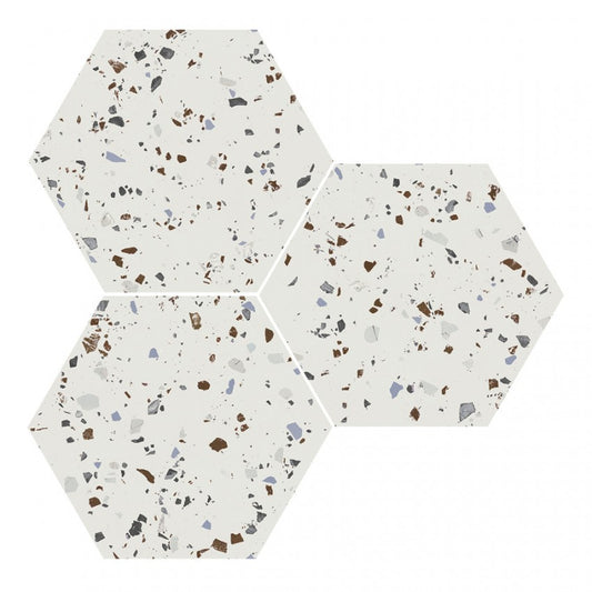 Gresie / Faianta South White Hex 25x29 cm, ceramica portelanata