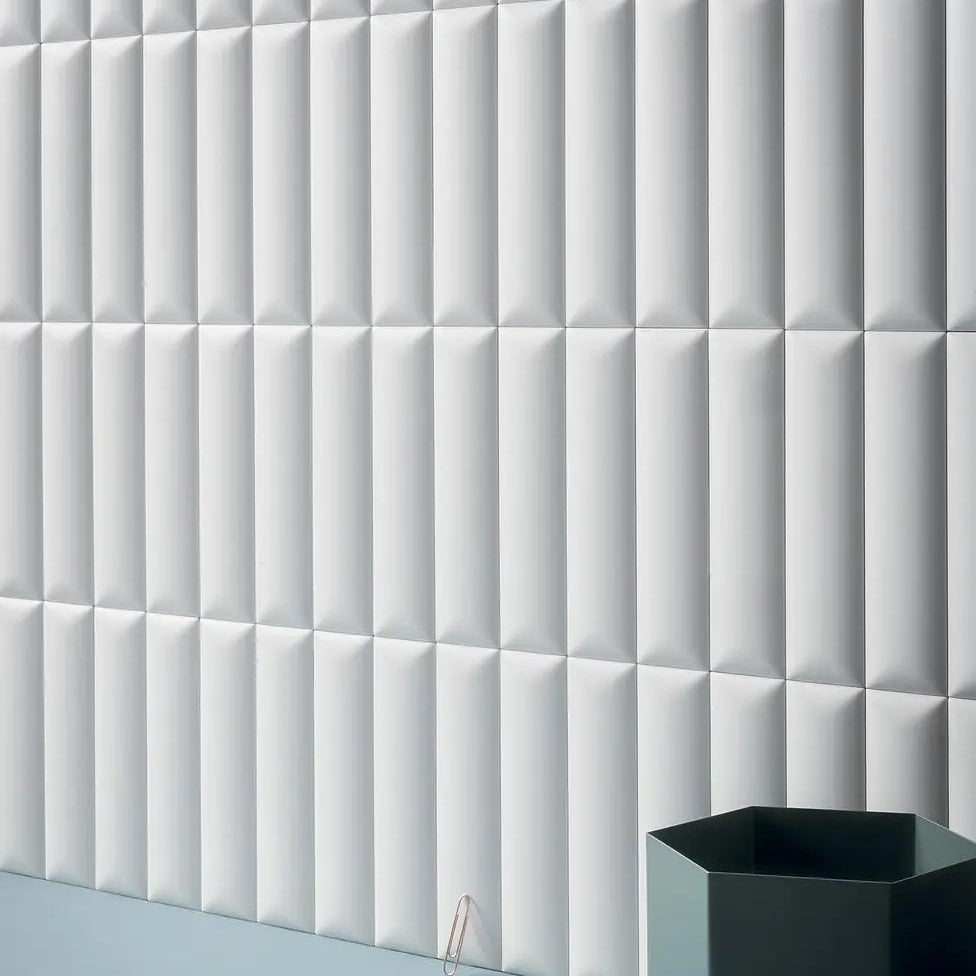 Faianta 41Zero42 Biscuit Dune Bianco 5x20 cm, mat 3D
