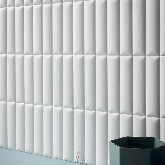 Faianta 41Zero42 Biscuit Dune Bianco 5x20 cm, mat 3D