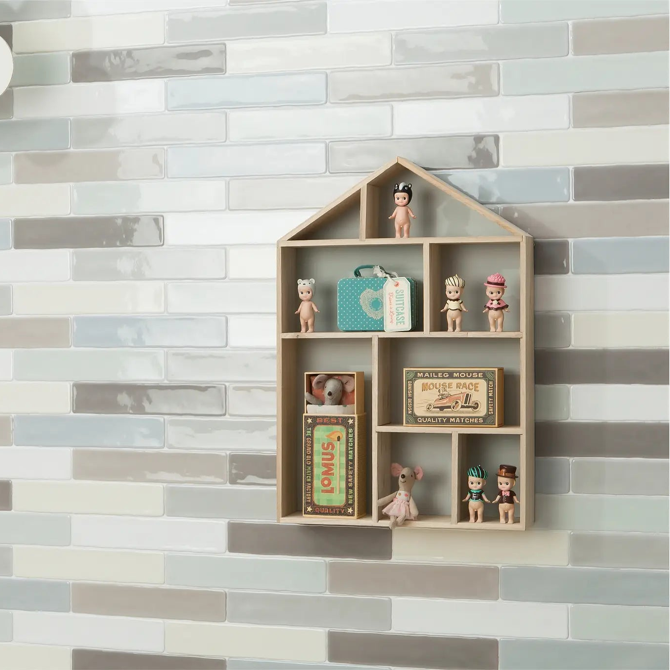Faianta Rustic Mix Multicolor 5x25 cm