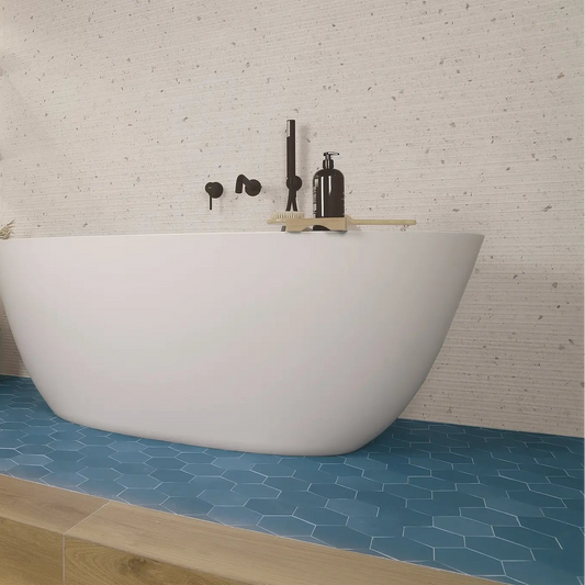 Faianta Re-Use Mobius white 40x120 cm