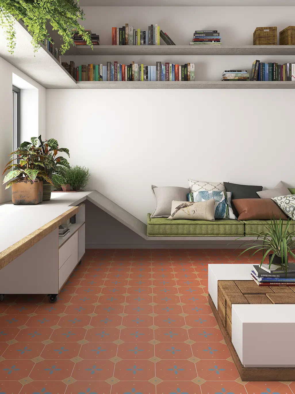 Gresie decorativa Octogon Tender Dec. Paradise 20×20 cm