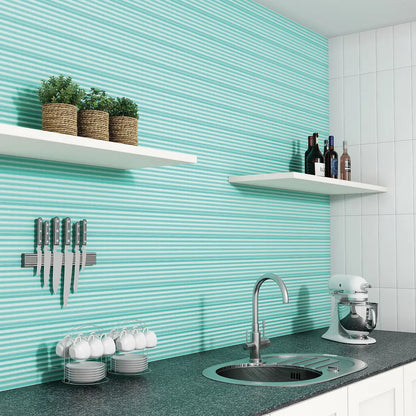 Faianta Waves Cove Seafoam 11,25×45 cm