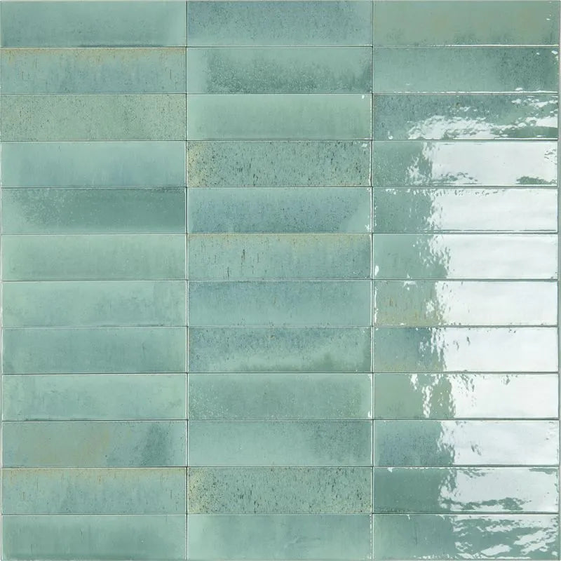 Faianta Marazzi Lume Turquoise 6x24 cm, ceramica portelanata