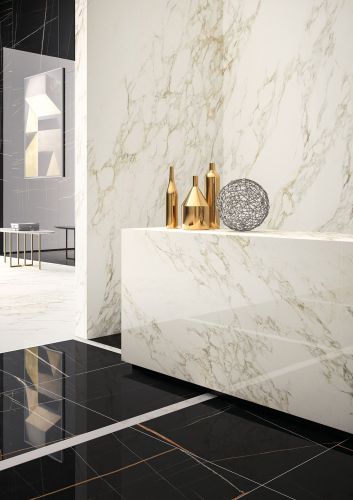 Gresie portelanata Calacatta Gold Matt 60x120 cm, productie Italia