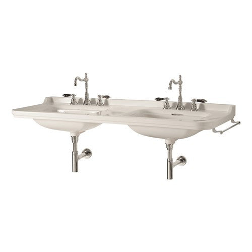 Lavoar ceramic dublu stil retro Waldorf Kerasan 150x55 cm
