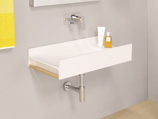 Lavoar  TT Livingtec 90x40 cm, Art Ceram Italia cu suport din lemn