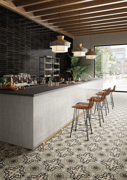 Faianta Marazzi Lume White 6x24 cm, ceramica portelanata