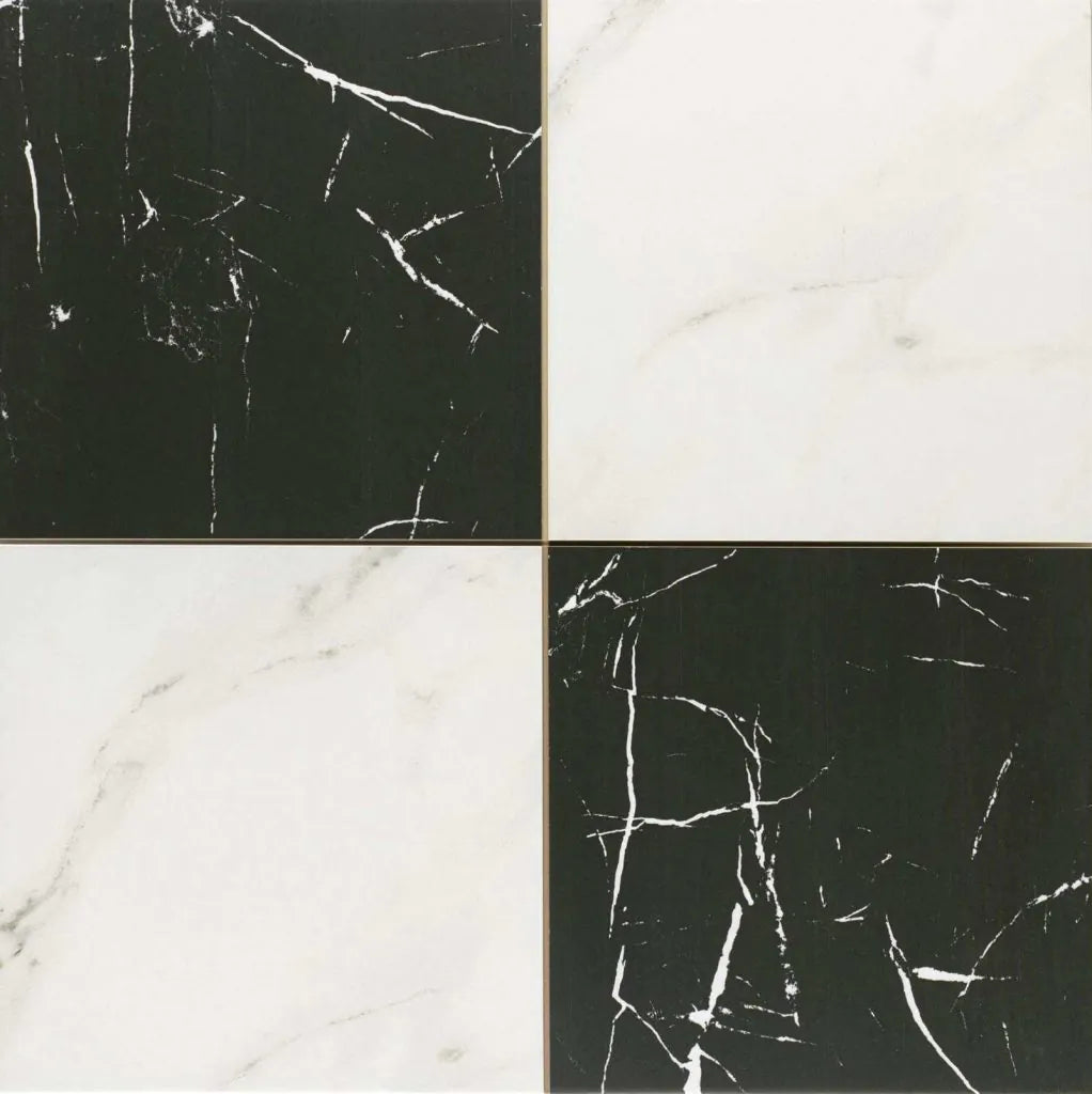 Gresie portelanata Chess Marquina 44x44 cm