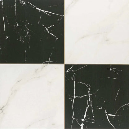 Gresie portelanata Chess Marquina 44x44 cm
