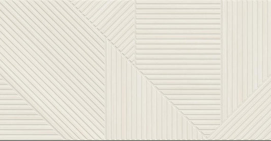 Faianta portelanata riflaj Soleil Decor White Matt 59.5x119.2 cm