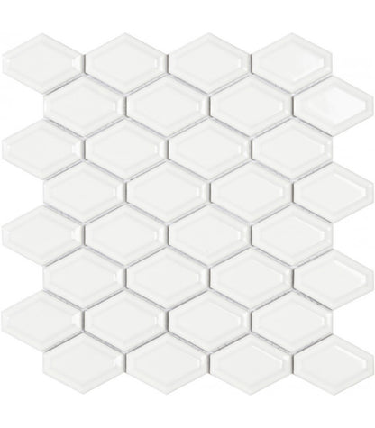Mozaic Honeycomb White 25,9x25cm