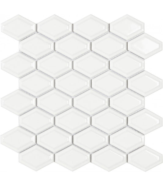 Mozaic Honeycomb White 25,9x25cm