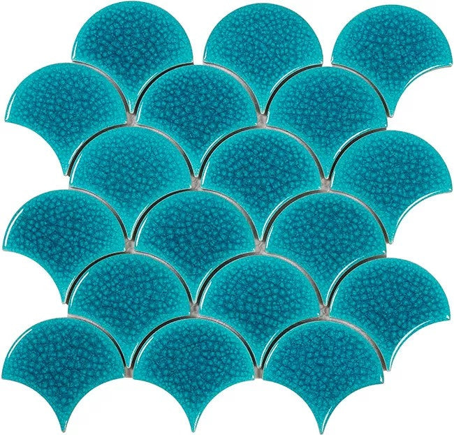 Mozaic decorativ Atlantis Teal 30,2×29,4 cm