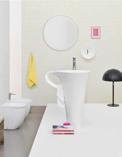 Lavoar freestanding Cup Artceram 70x50 cm H85 cm OSL004 - produs expus