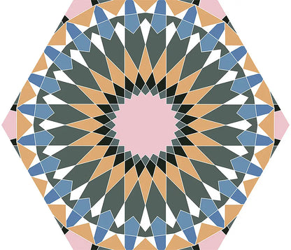 Gresie / Faianta Andalusi 33x28.5 cm, hexagon, portelanata