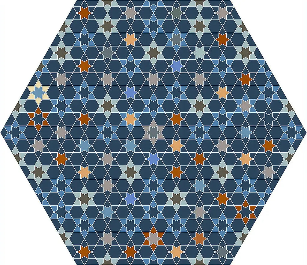Gresie / Faianta Andalusi 33x28.5 cm, hexagon, portelanata